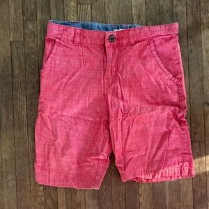 Cat & Jack Men's Coral Flat Front Shorts
